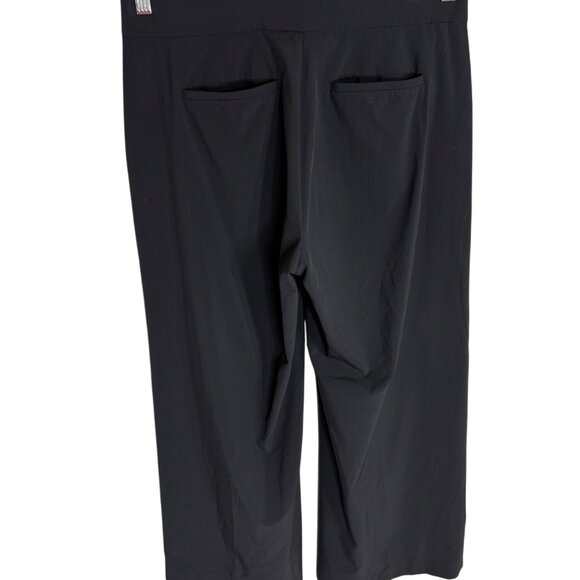 Athleta Tribeca Wide Leg Cropped Pants in Black-sz 8 - Picture 10 of 11